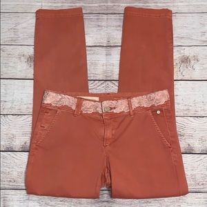 Pilcro & the Letterpress Anthropologie Hyphen Embroidered Pant